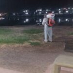Intensifican fumigación en la laguna Chiquichano para mejorar el entorno urbano