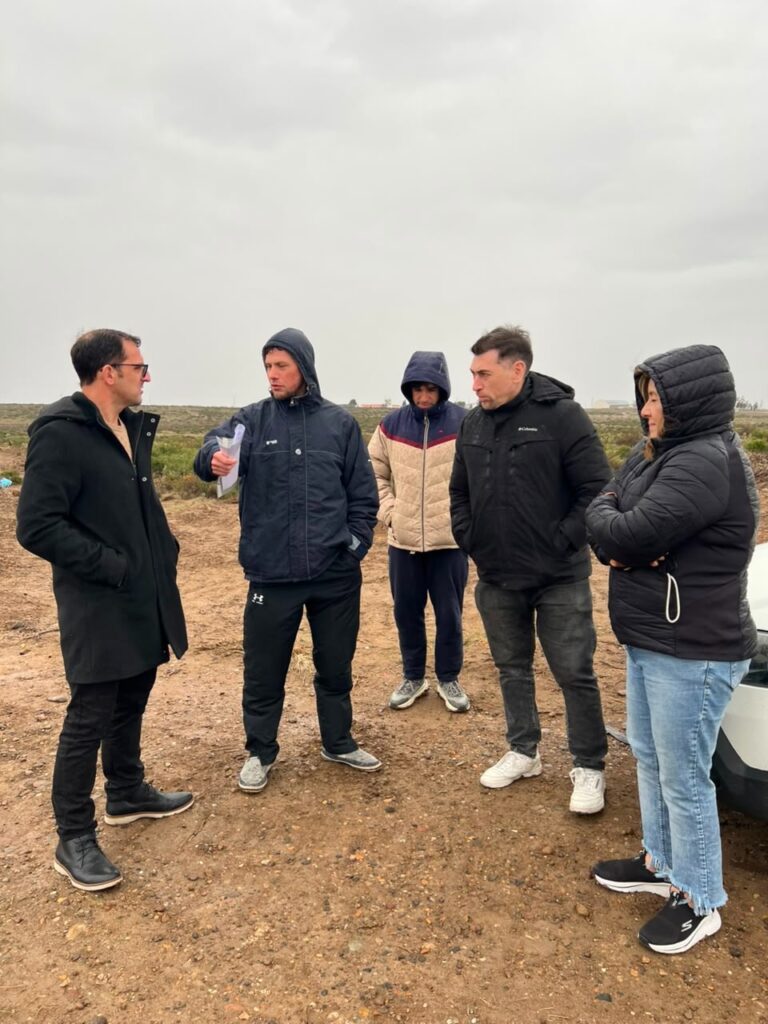 Concejales visitaron el predio en el que se construirán las instalaciones del Club Atlas